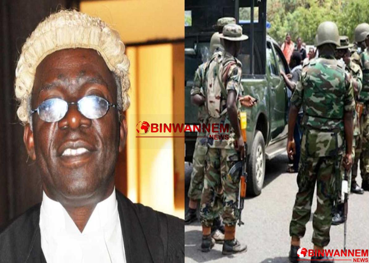 Just in: Femi Falana moves to stop Nigerian Army’s operation identification