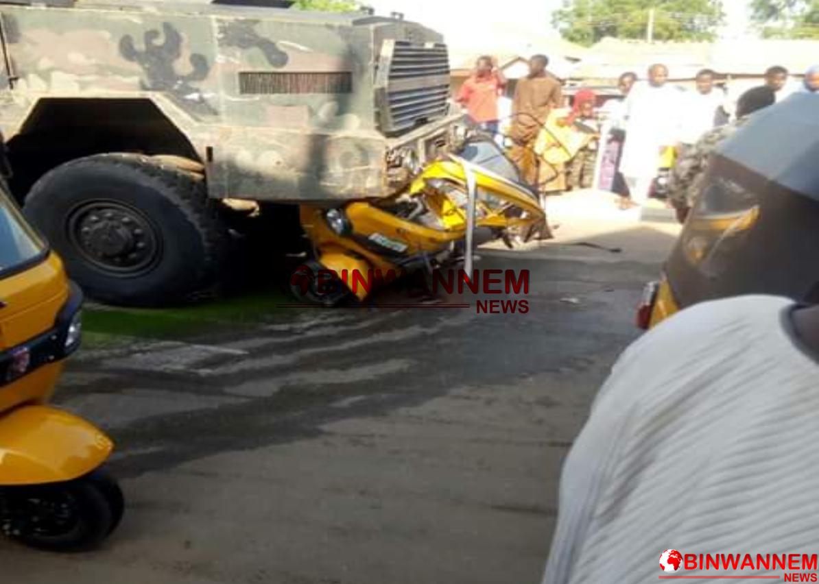 Breaking News: Trailer Driver Crash Keke Rider Trying to Escape From Police Extortion
