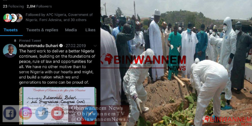 Abba Kyari said to be buried in Abuja, the President absent, mute