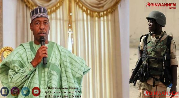 Gov Zulum blames Army over attack by Boko Haram