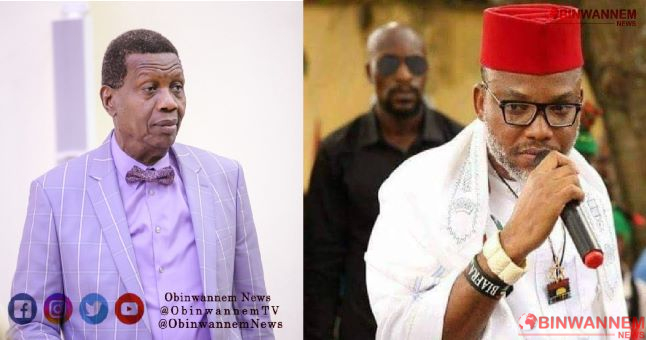 Tell the world the version of Buhari you saw – Kanu challenges Adeboye