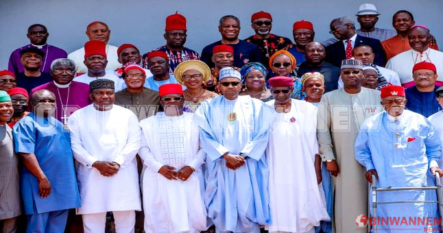 Igbo leaders meet with FG delegations, pledge allegiance to one indivisible Nigeria