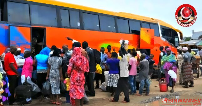 GUO Bus from Owerri ambushed by armed bandits 90 passengers kidnapped in Edo