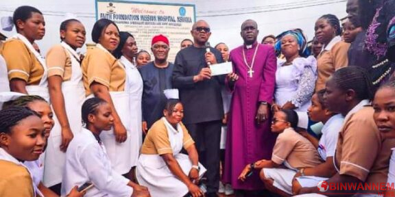 Igbo Nation: Peter Obi donates N20 million to Enugu hospital