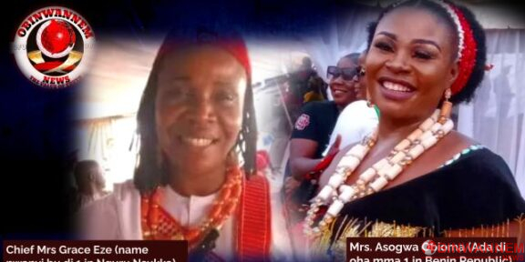 Chief Mrs Eze and Mrs Asogwa expressed their pleasure at the Igwe Linus Anosike Ofala festival after 5 years as king